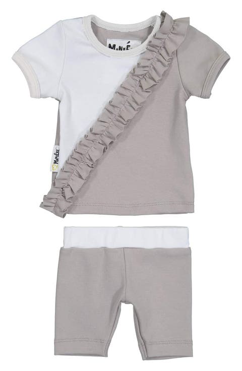 Kids' Colorblock Ruffle Top & Shorts Set (Baby, Toddler & Little Kid)