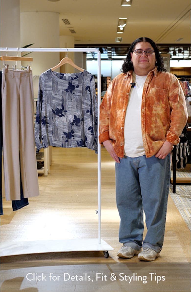 Delarano Print Top, sales video thumbnail