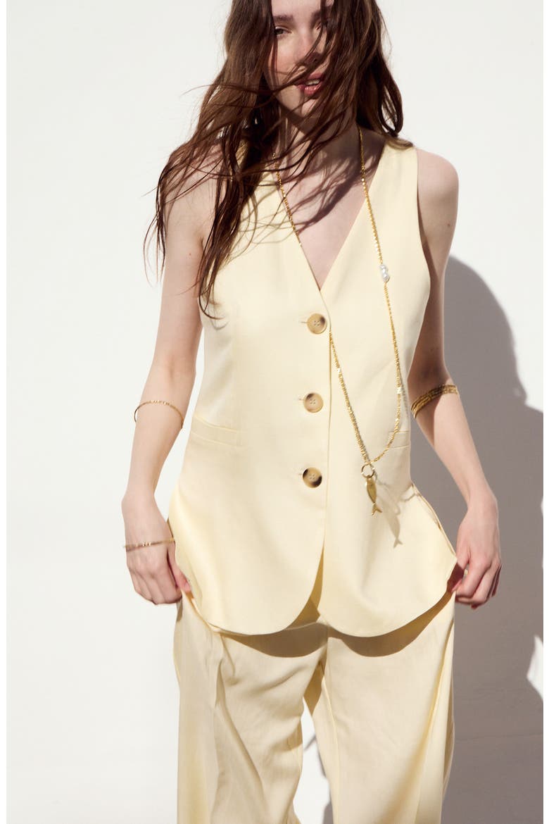 Palermo Vest, Alternate, color, ECRU