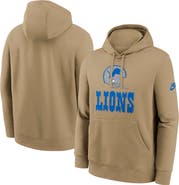 Nike Men's Nike Tan Detroit Lions Best Season Rewind Club Pullover Hoodie