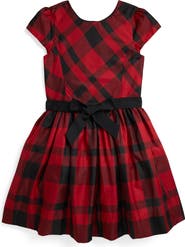 Polo Ralph Lauren Kids' Plaid Taffeta Party Dress