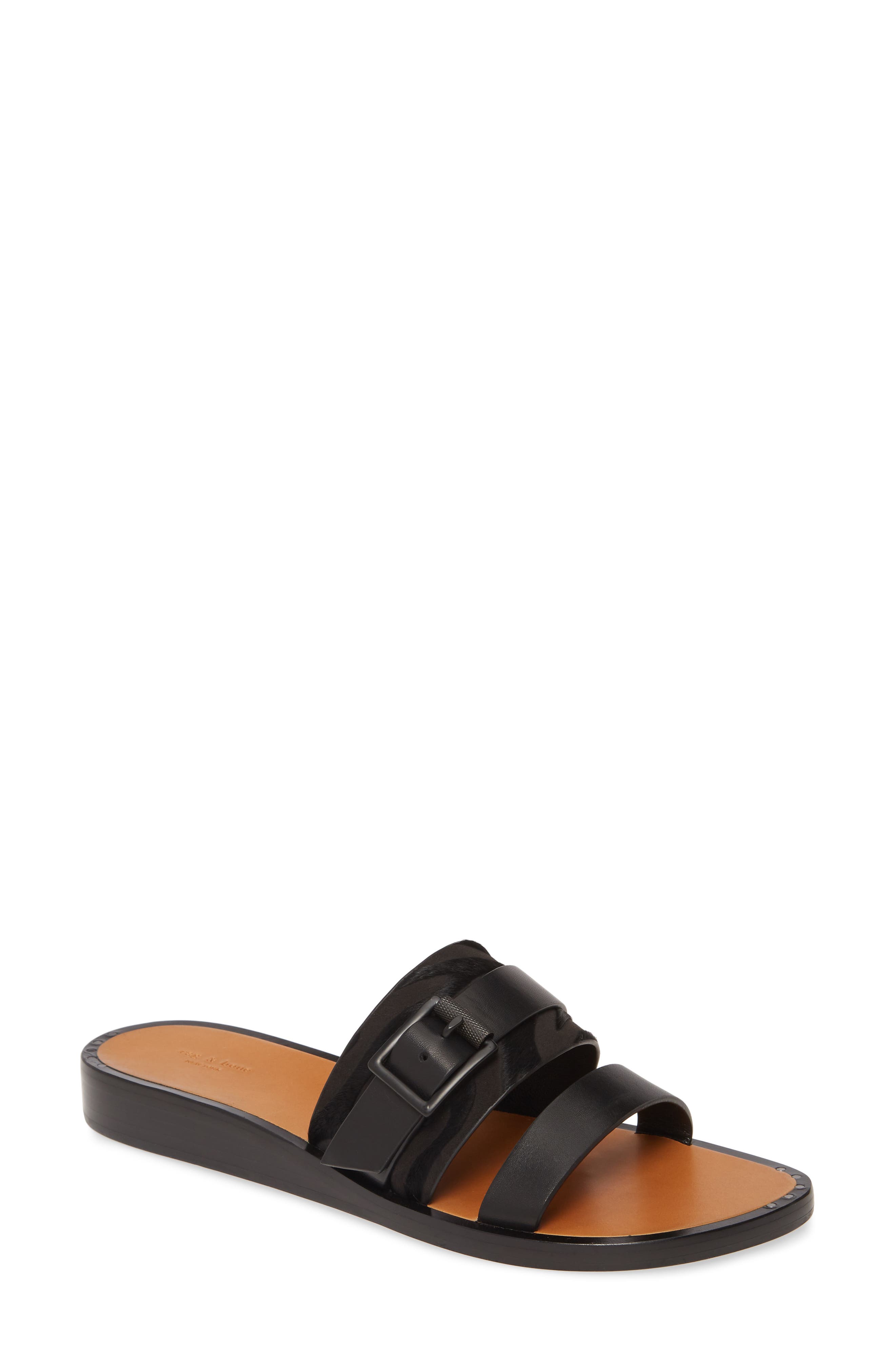 rag & bone Arley Slide Sandal, Main, color, 