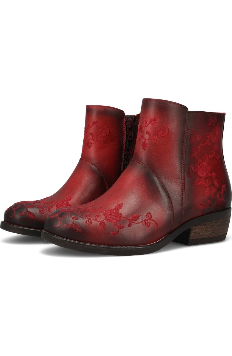 Taos Privilege Bootie, Alternate, color, Red