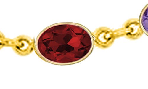 Savvy Cie Jewels Cubic Zirconia Station Necklace In Gold