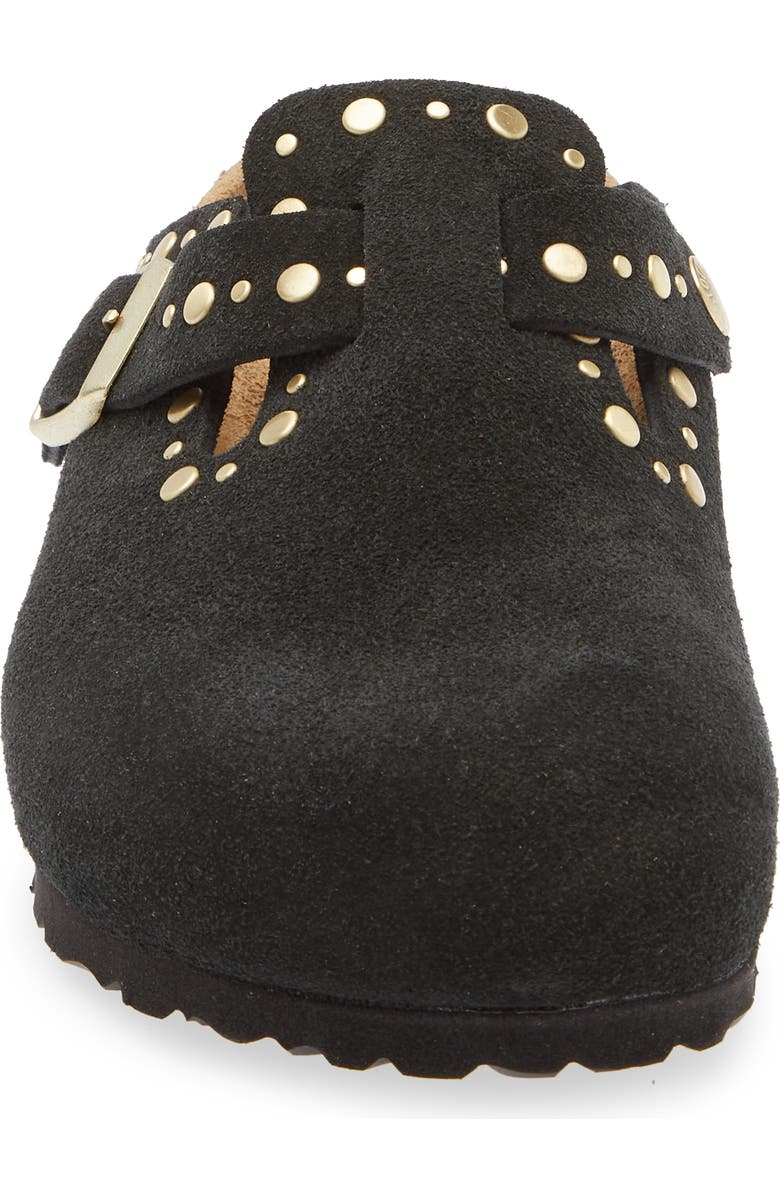Birkenstock Boston Rivets Clog, Alternate, color, Black