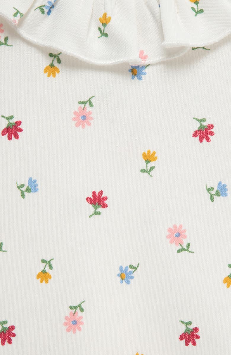 Little Me Bow Overall & T-Shirt Set, Alternate, color, Pink