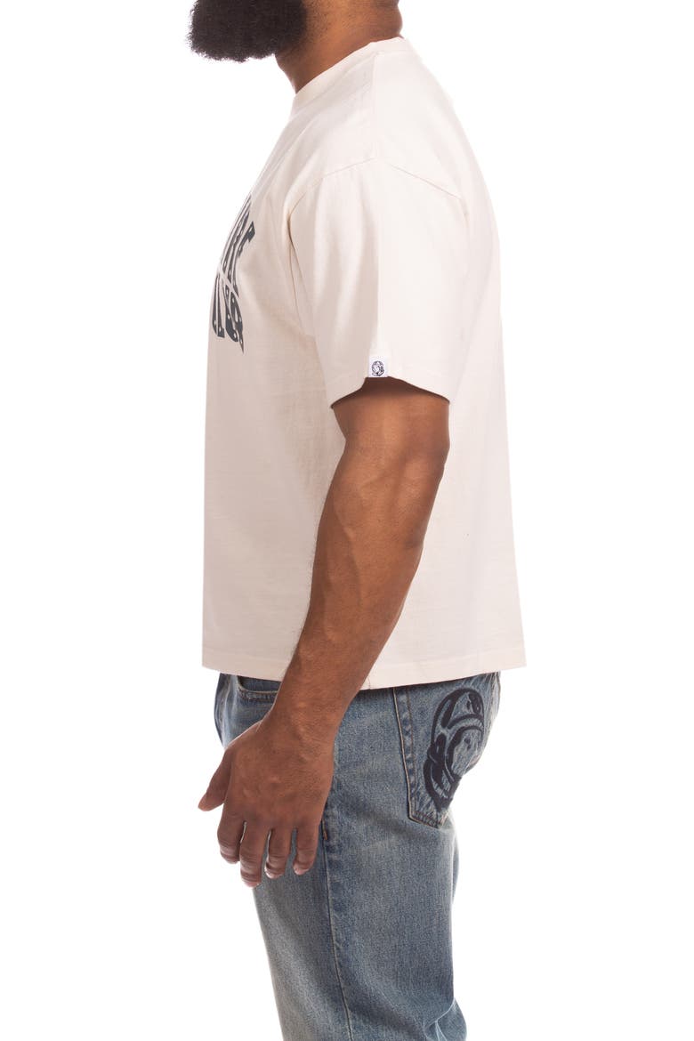 BB Faded Curve Cotton Graphic T-Shirt, Alternate, color, GARDENIA