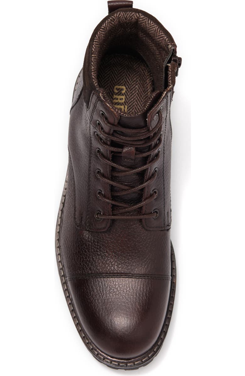 CREVO Tamarack Leather Lug Sole Boot, Alternate, color,