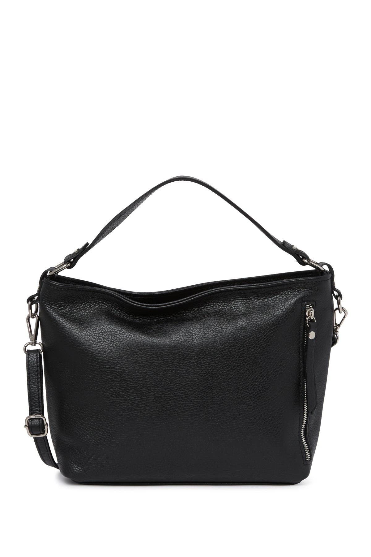 GIULIA MASSARI Leather Shoulder Bag, Main, color, 