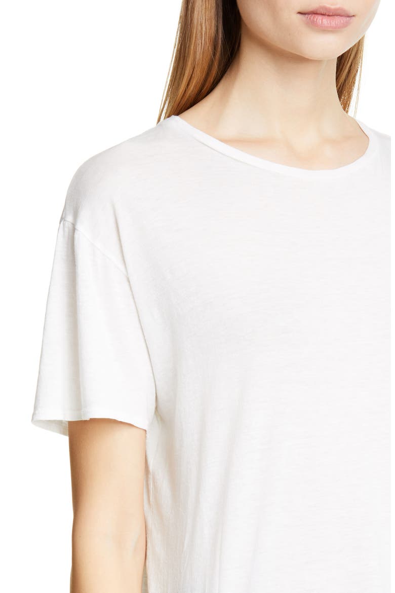 Boy Cotton & Cashmere Tee, Alternate, color, WHITE