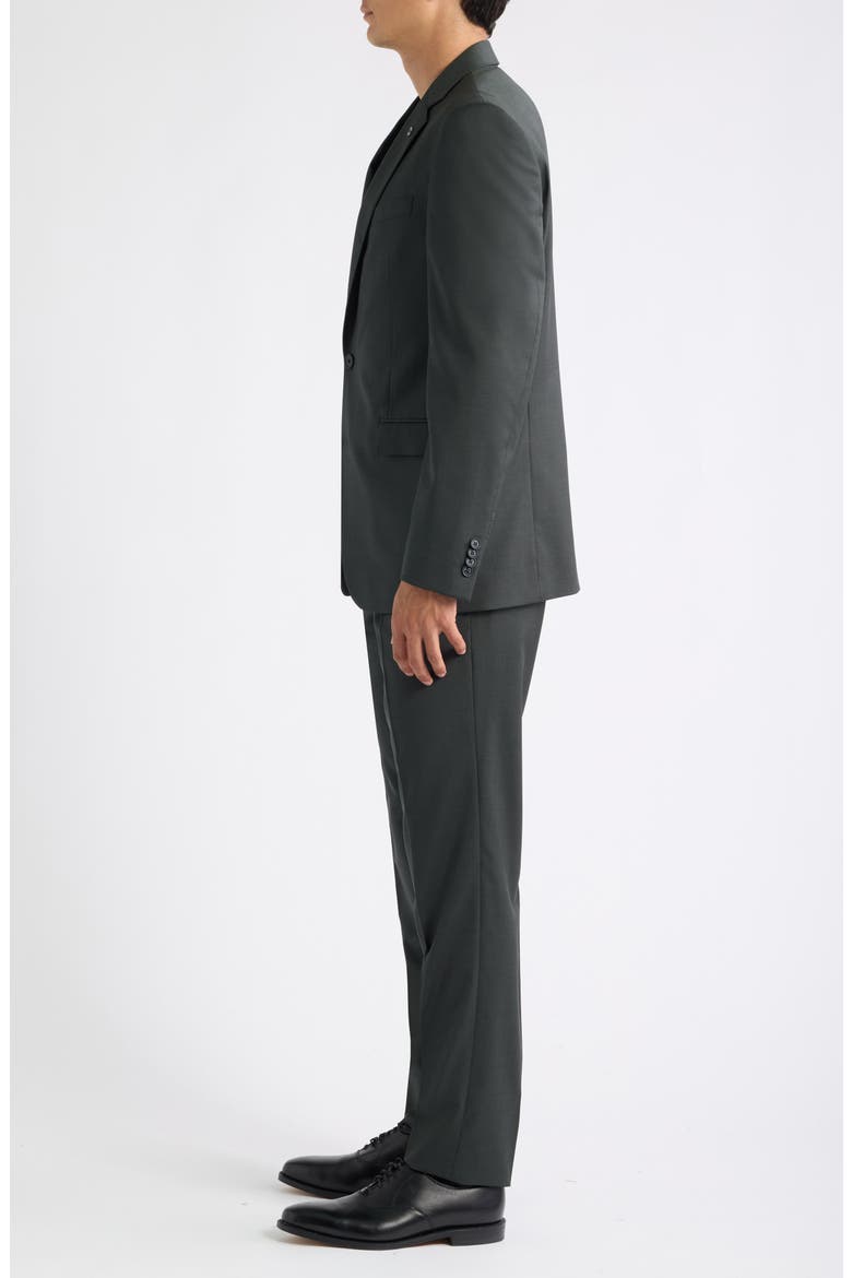 Ross Solid Wool Suit, Alternate, color, OLIVE