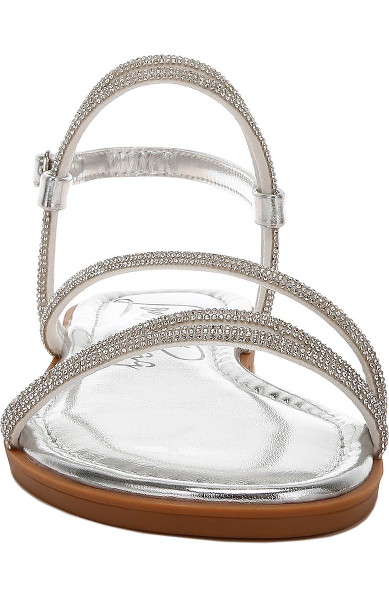 LONDON RAG Bawley Crystal Embellished Flat, Alternate, color, Silver