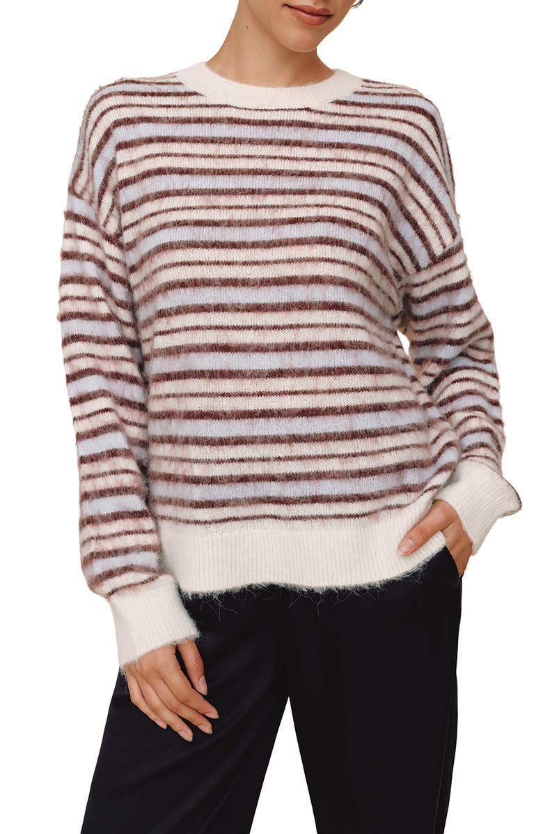 Bella Dahl Stripe Sweater, Main, color, 