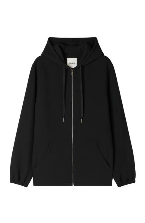 Hooded shirt jacket