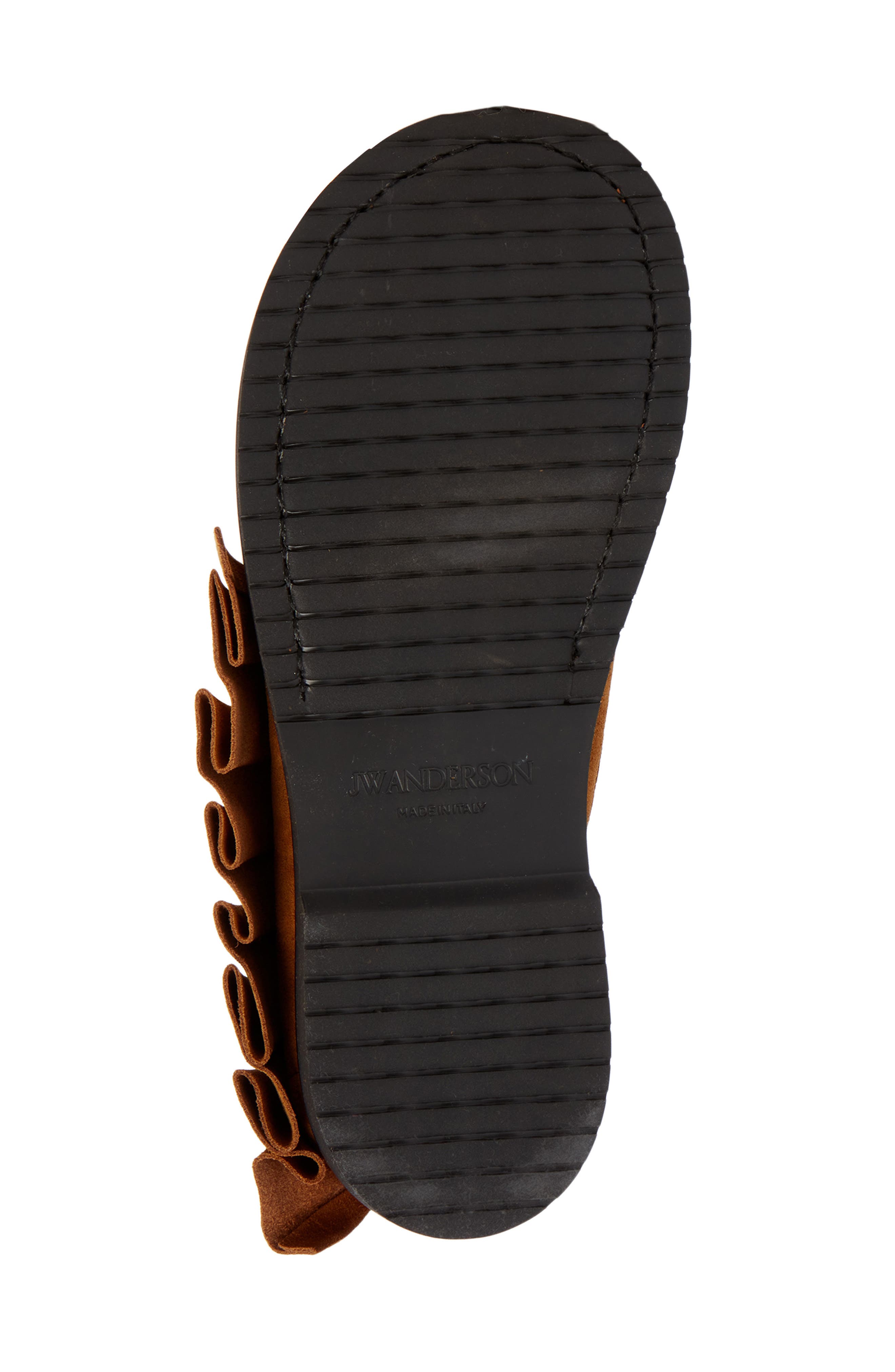 Ruffle Loafer, Alternate, color, CARAMEL