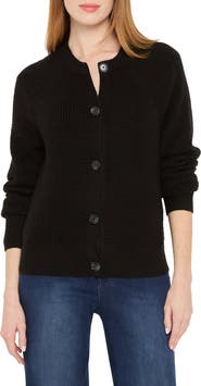 NIC+ZOE Waffle Stitch Cotton Blend Cardigan