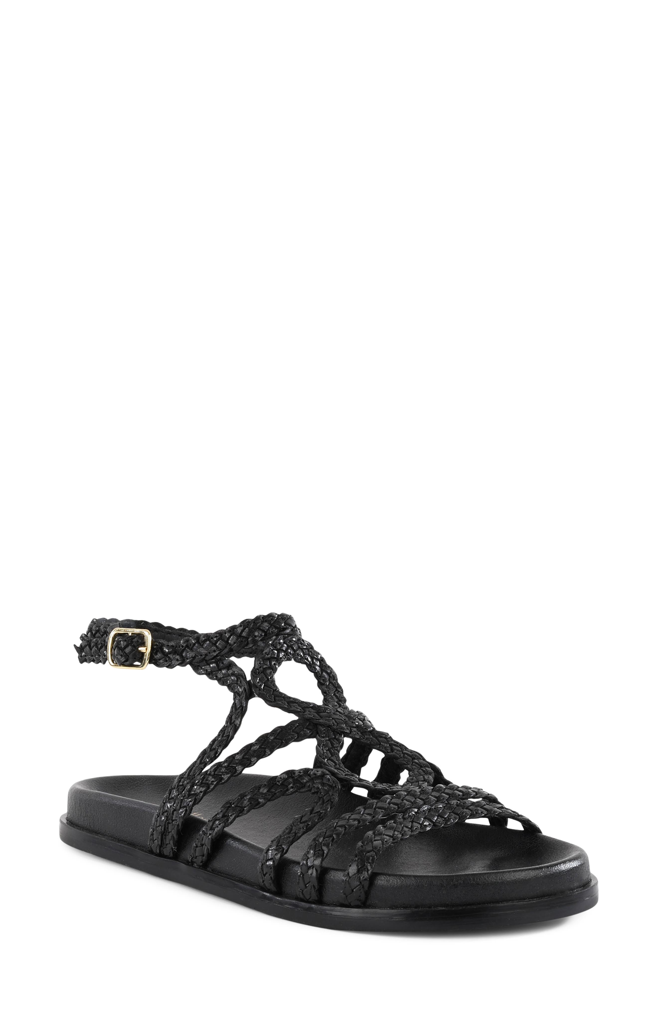 Seychelles Sweet Emotion Ankle Strap Sandal, Main, color, Black