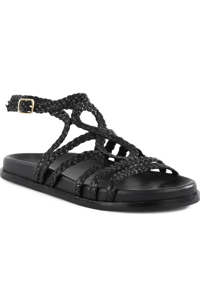 Seychelles Sweet Emotion Ankle Strap Sandal, Main, color, Black