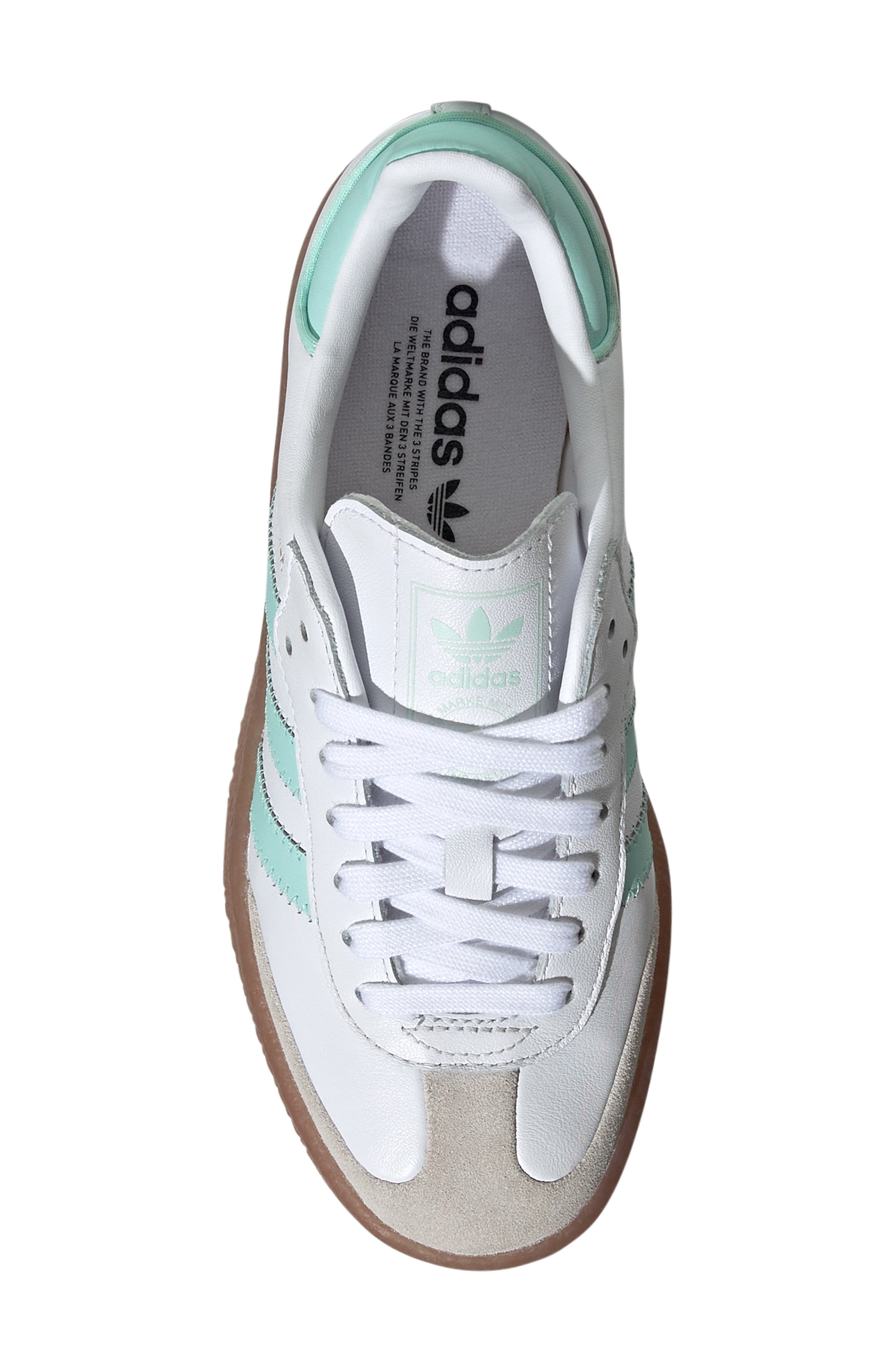 adidas Kids' Sambae Sneaker, Alternate, color, Ftwwht/Cle