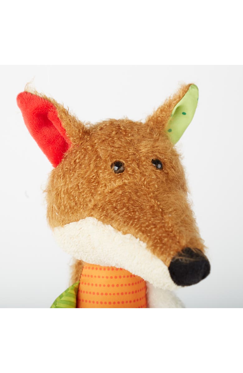 sigikid Patchwork Striped Fox Plush Toy, Alternate, color, Multicolored