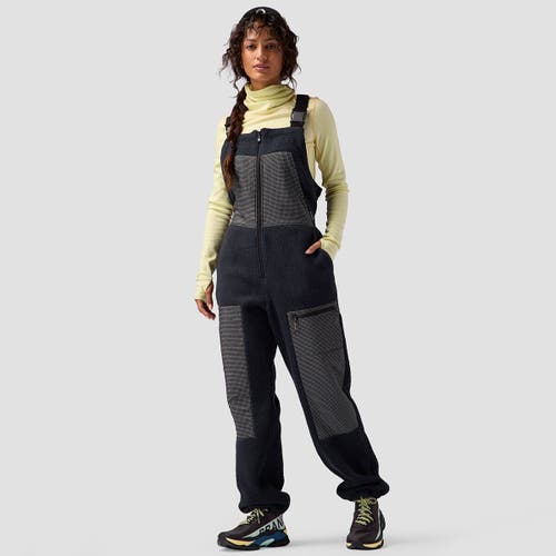 Backcountry Wander Pile-fleece Overall In Black
