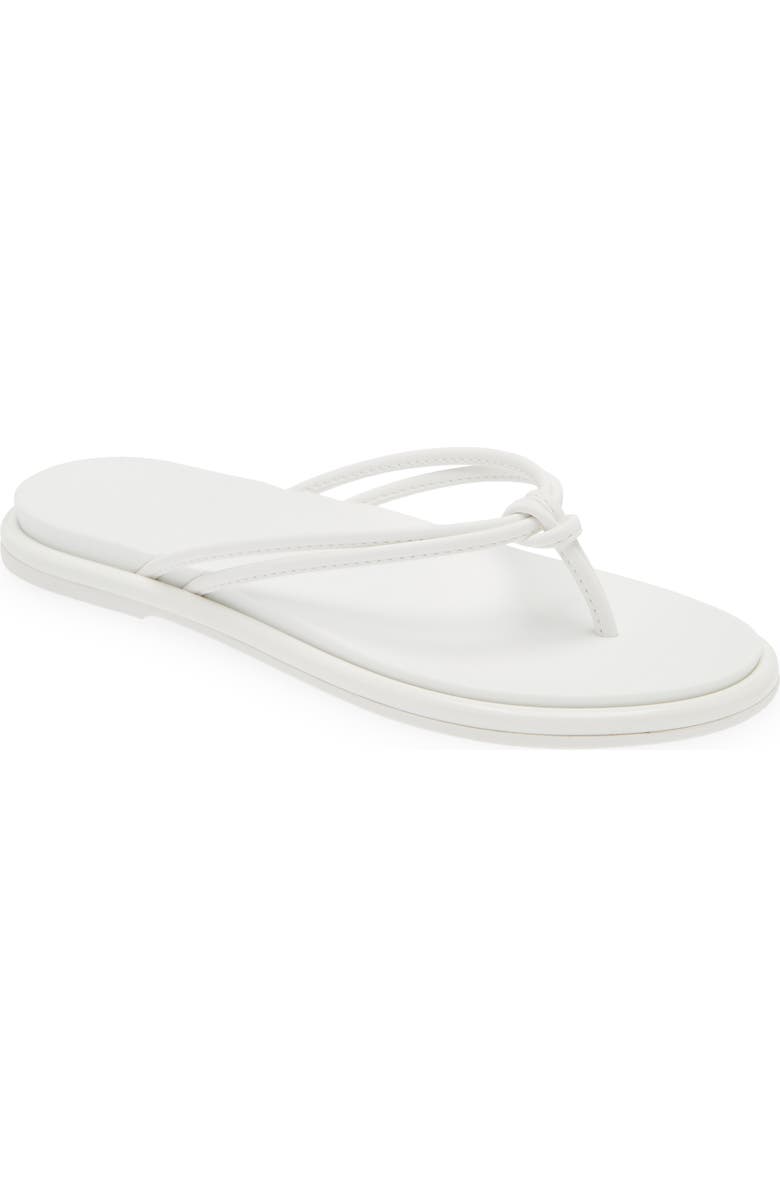 OluKai Aka Flip Flop, Main, color, White / White