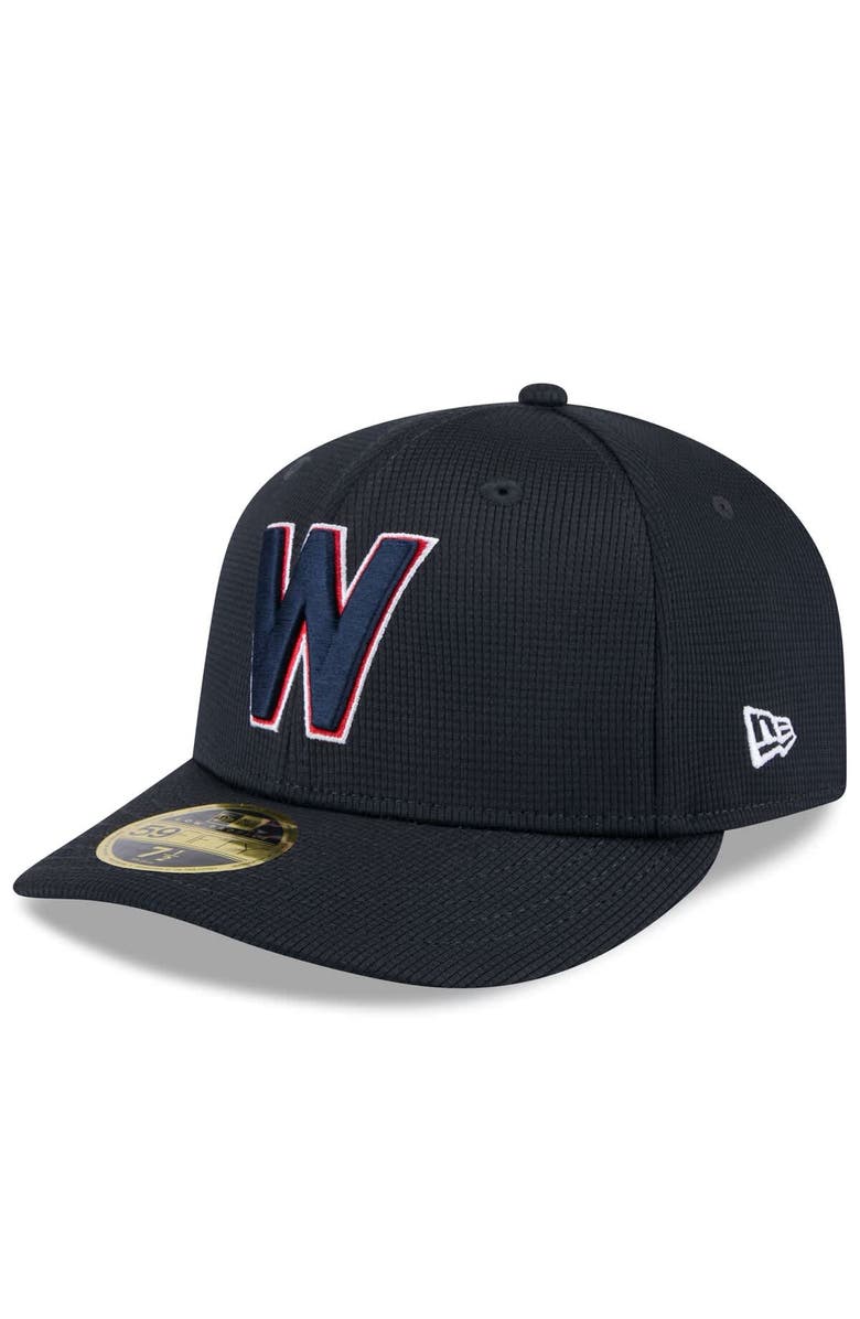 New Era Men's New Era  Navy Washington Nationals 2025 Spring Training Low Profile 59FIFTY Fitted Hat, Alternate, color, 