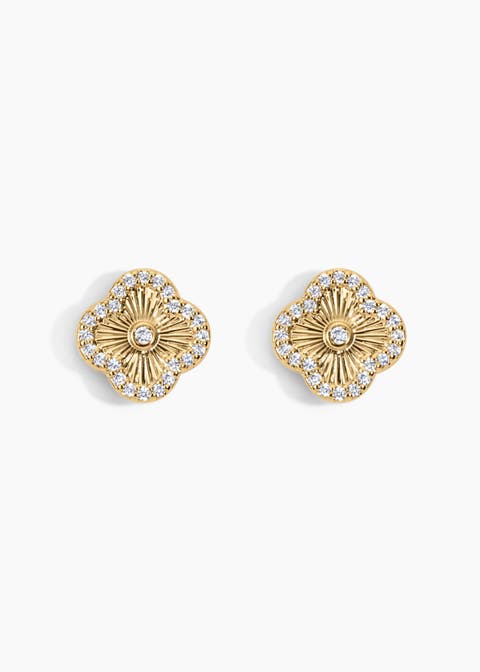 Icon Clover Stud Earrings