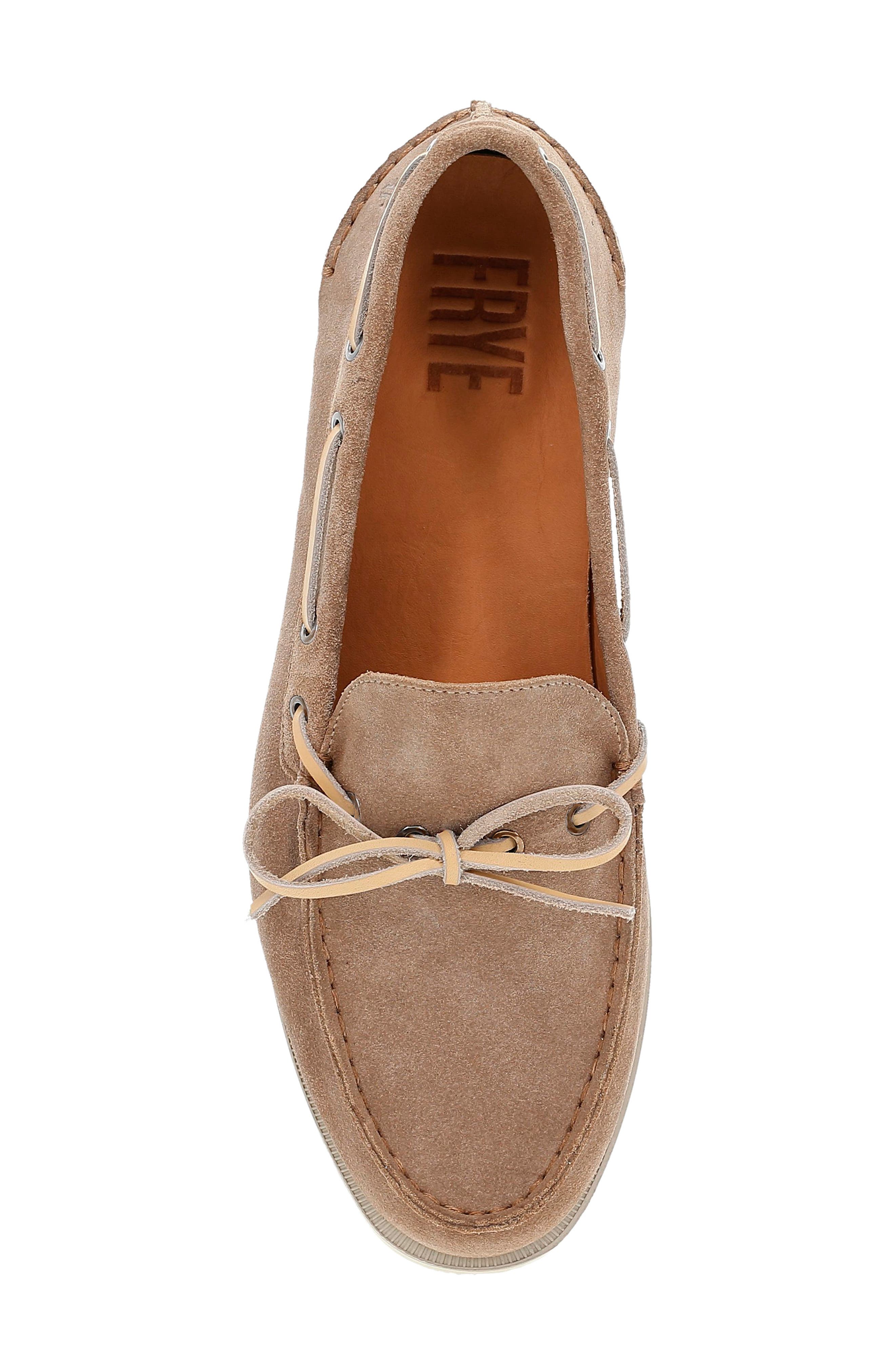 Frye Mason Boat Shoe, Alternate, color, Mushroom