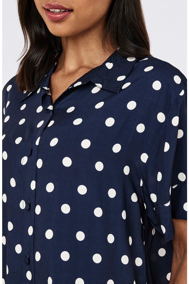 Spot Pajamas, Alternate, color, DEEP NAVY/ CREAM SPOT