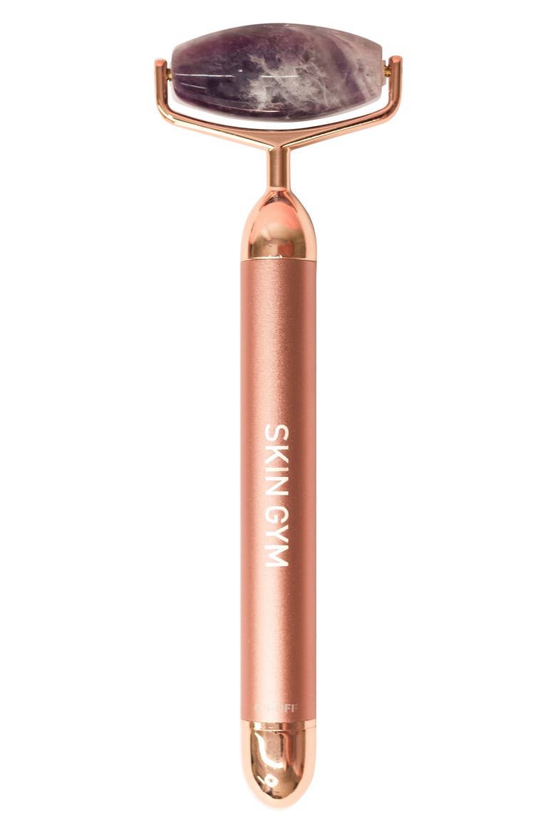Amethyst Vibrating Lift & Contour Beauty Roller, Main, color, NO COLOR