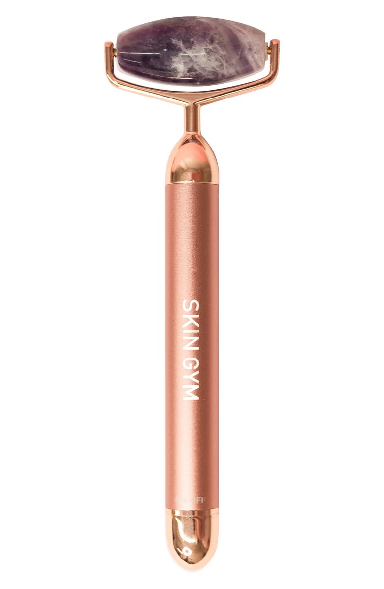 Skin Gym Amethyst Vibrating Lift & Contour Beauty Roller, Main, color,