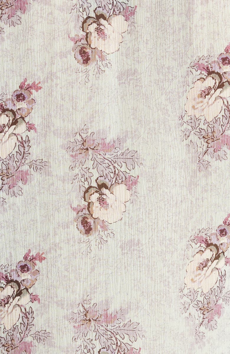 PAIGE Dewan Floral Print Silk Top, Alternate, color, 