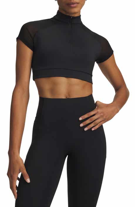 Vanish Elite Quarter Zip Performance Crop Top