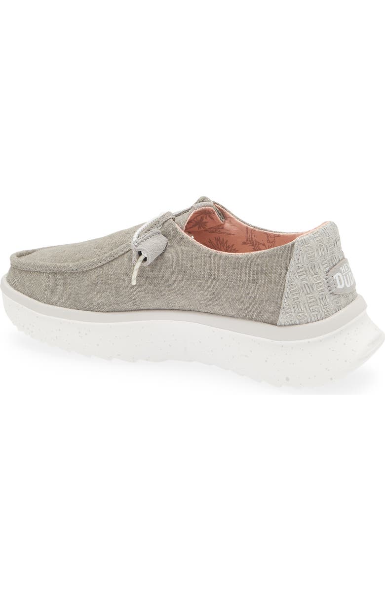 Hey Dude Wendy Peak Chambray Slip-On Moc Toe Shoe, Alternate, color,