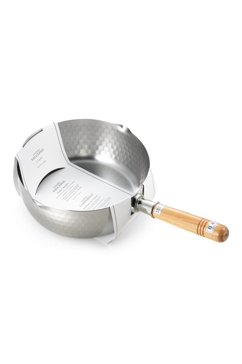 Yukihira 2.9-Quart Saucepan, Alternate, color, SILVER