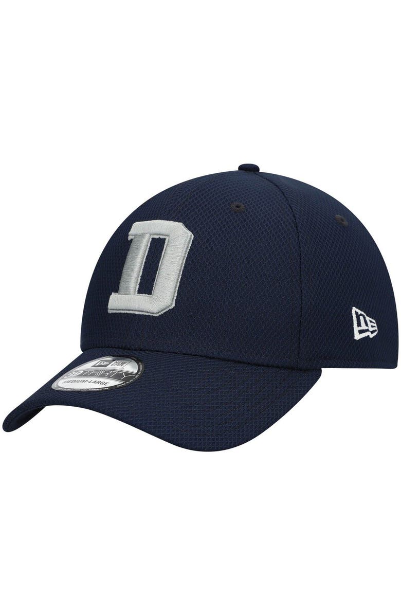 New Era Men's New Era Navy Dallas Cowboys Coach D 39THIRTY Flex Hat, Main, color,