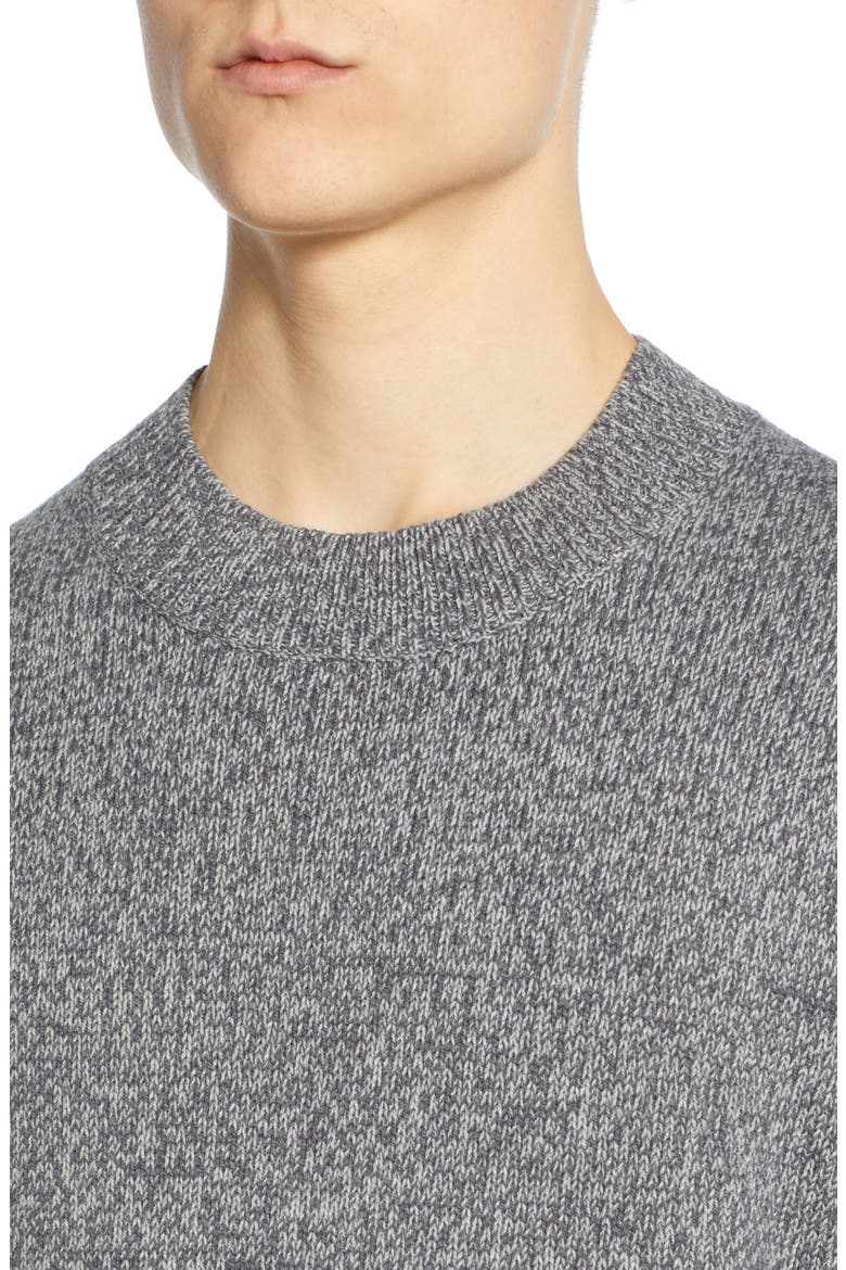 Crewneck Sweater, Alternate, color, GREY TWISTED MARL