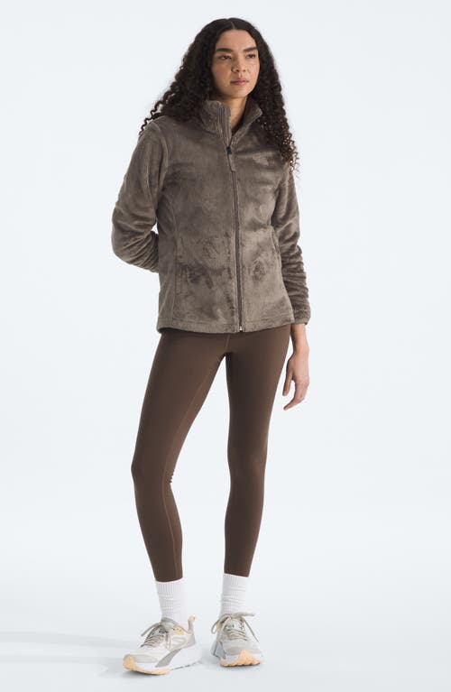 The North Face Osito Zip Fleece Jacket In Brown