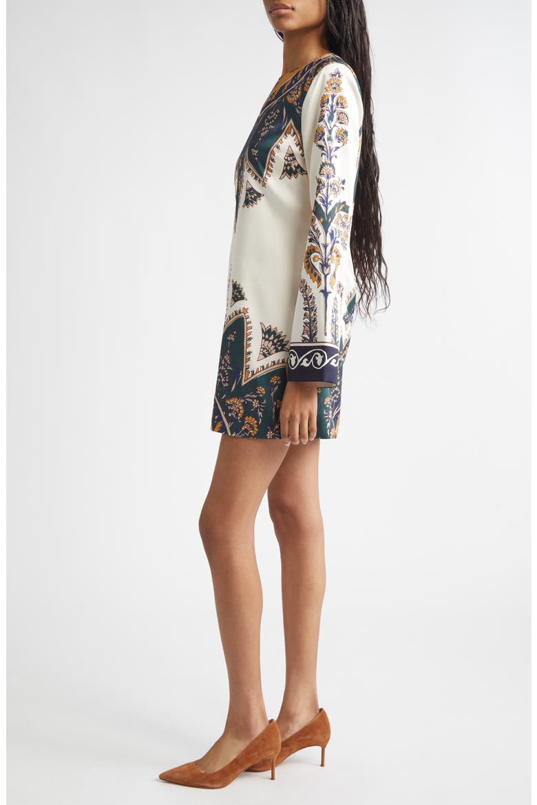 Long Sleeve Cromwell Minidress, Alternate, color, ECRU MULTI