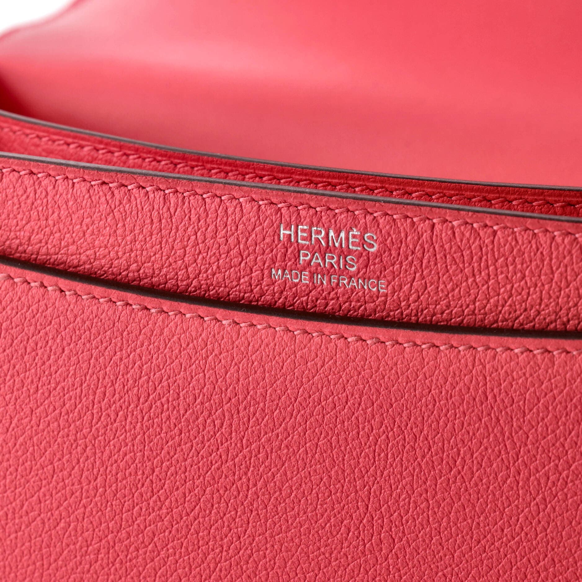 Pre-Owned Hermes 2002 Shoulder Bag Evercolor 20, Alternate, color, Rose Azalee