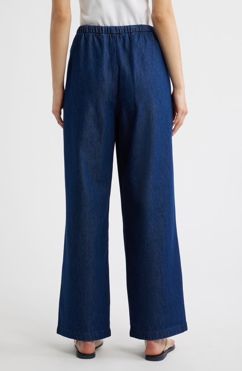 Madewell Airy Denim Pull-On Pants, Alternate, color, Nostalgic Blue