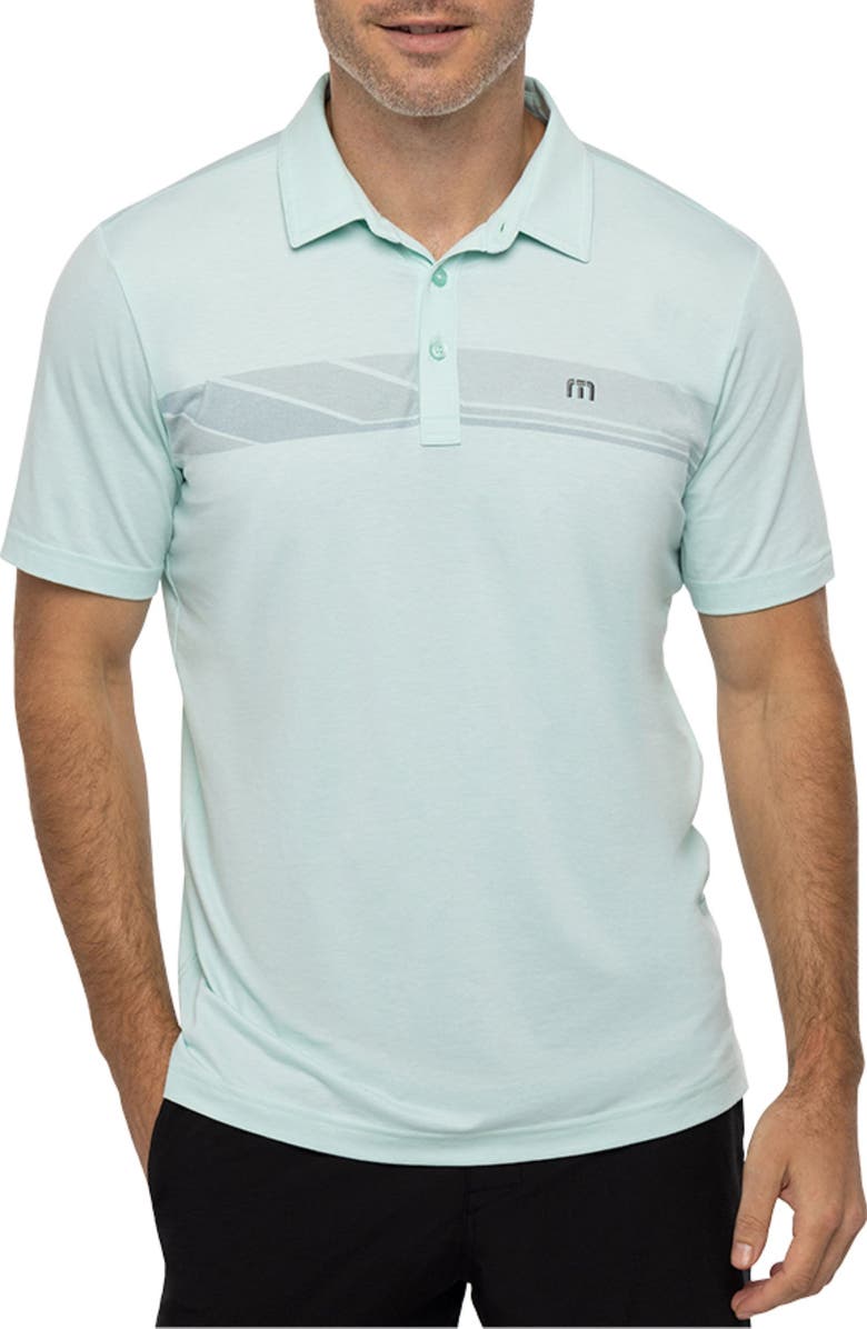 TravisMathew Matter of Opinion Stripe Stretch Polo, Main, color,