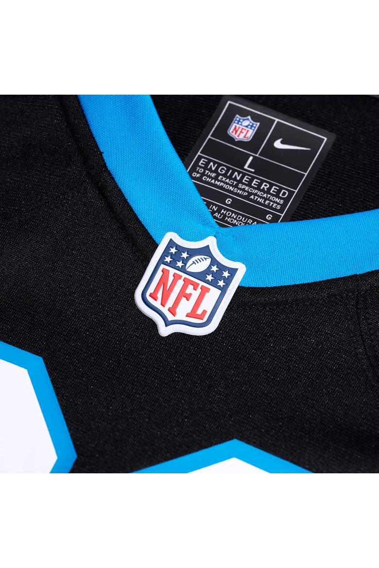 Men's Nike Tetairoa McMillan Black Carolina Panthers 2025 NFL Draft First Round Pick Game Jersey, Alternate, color, Black