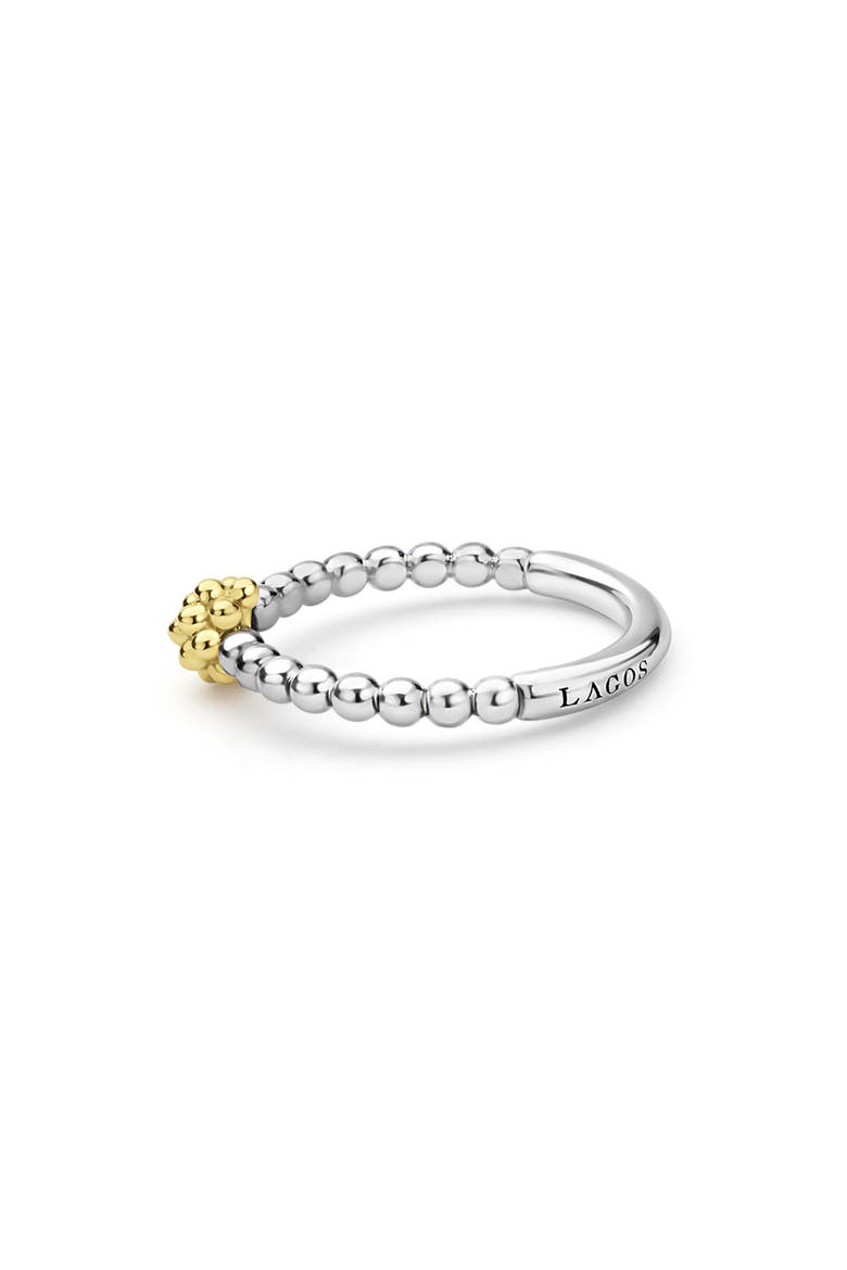 Caviar Icon Bead Ring, Alternate, color, GOLD