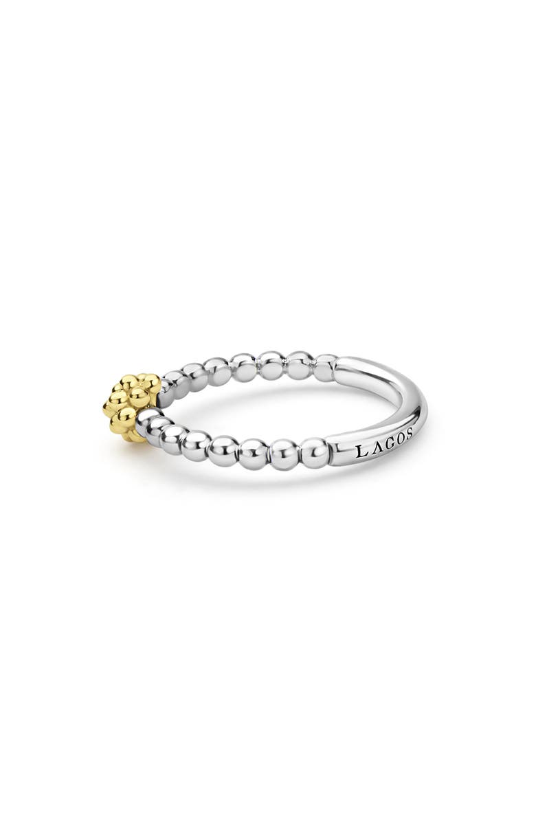 LAGOS Caviar Icon Bead Ring, Alternate, color, Silver