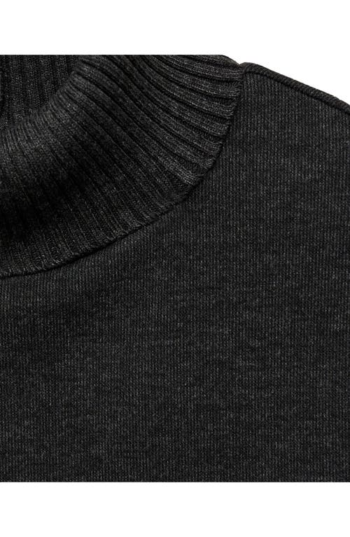 Mango Sleeveless Turtleneck Sweater In Black