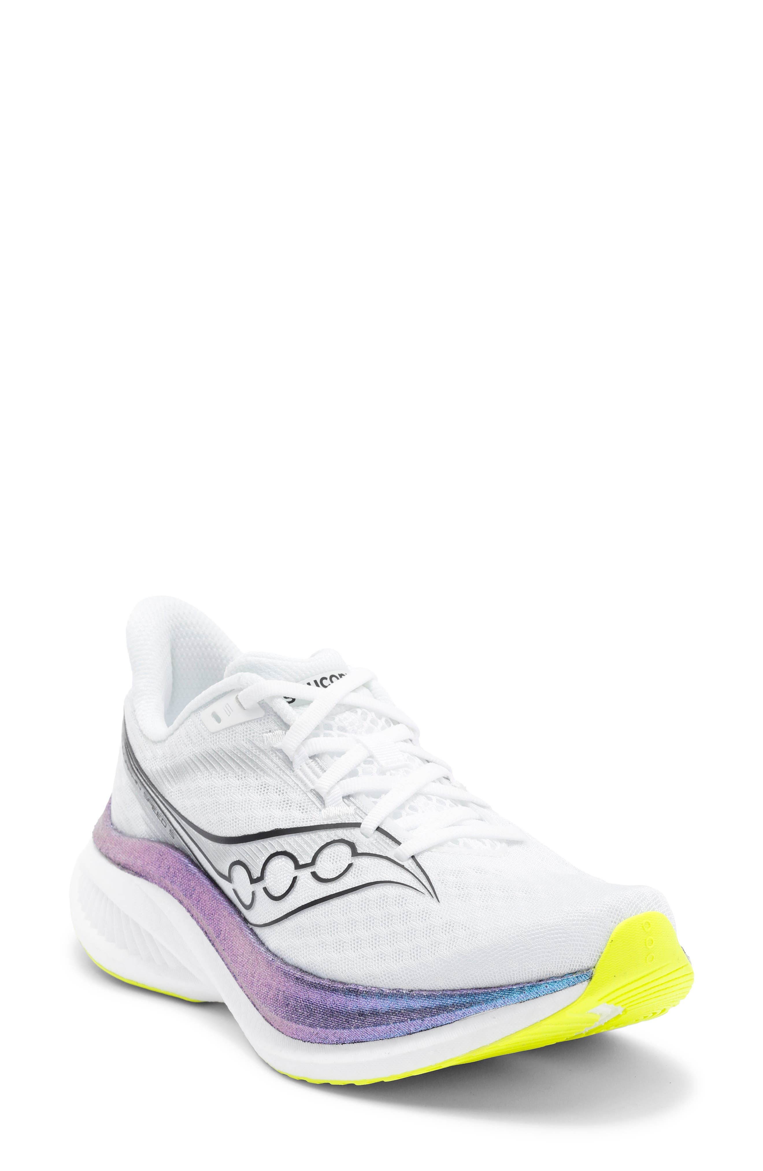 Saucony Endorphin Speed 5 Running Shoe, Main, color, White/ Nightsky