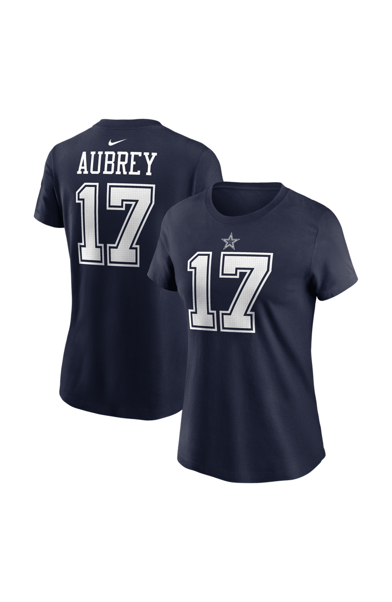 Nike Women's Nike Brandon Aubrey Navy Dallas Cowboys Player Name & Number T-Shirt, Main, color, Navy