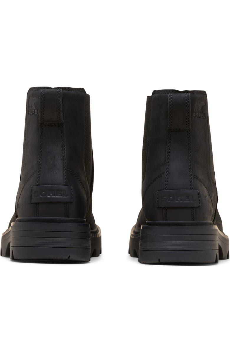 SOREL Revel Road Waterproof Chelsea Boot, Alternate, color, Black/ Black